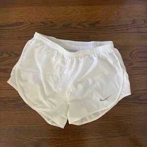 Nike White Athletic Shorts